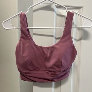 Lululemon align sport bra size 4 in velvet dust color